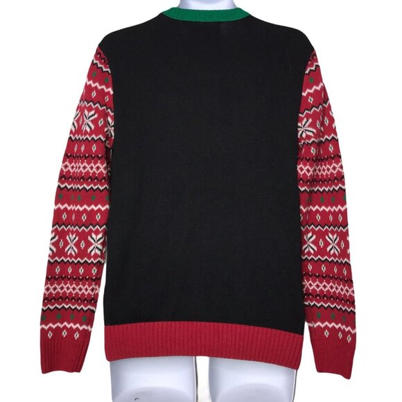 NWT Ugly Christmas Sweater Polar Bear Light Up Let It Glow Holiday Sweater S - Picture 6 of 9